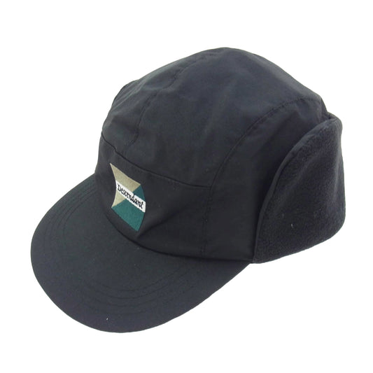 DESCENDANT ディセンダント 24AW 242HHDS-HT01S HELLY HANSEN ヘリーハンセン VF 5PANEL EAR FLAPS HH x DCDT 帽子 キャップ ブラック系【極上美品】【中古】