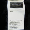 DESCENDANT ディセンダント 242TQDS-PTM02 WEBBING TROUSERS トラウザーズ パンツ ブラック系 2【美品】【中古】