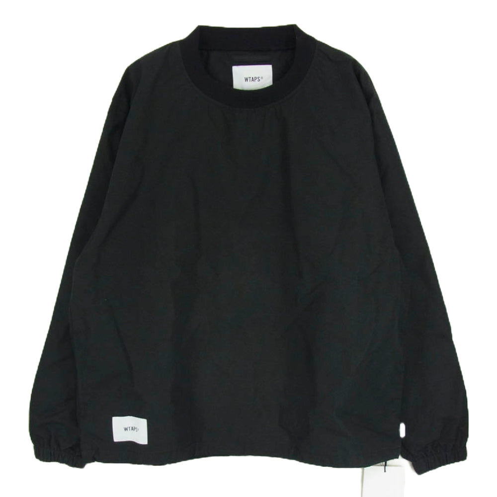 WTAPS ダブルタップス 21SS 211BRDT-SHM04 SMOCK LS NYCO WEATHER スモック プルオーバー トップス ブラック系 X02【中古】