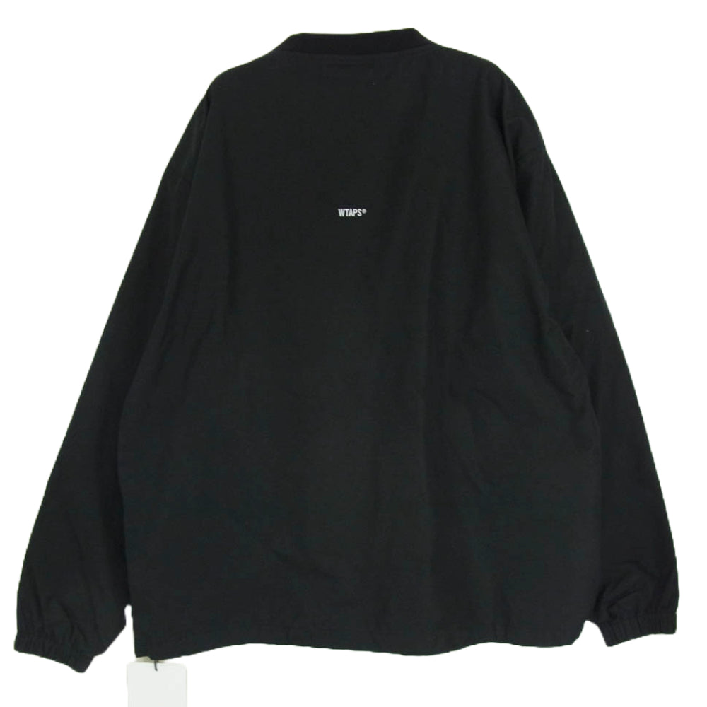 WTAPS ダブルタップス 21SS 211BRDT-SHM04 SMOCK LS NYCO WEATHER スモック プルオーバー トップス ブラック系 X02【中古】