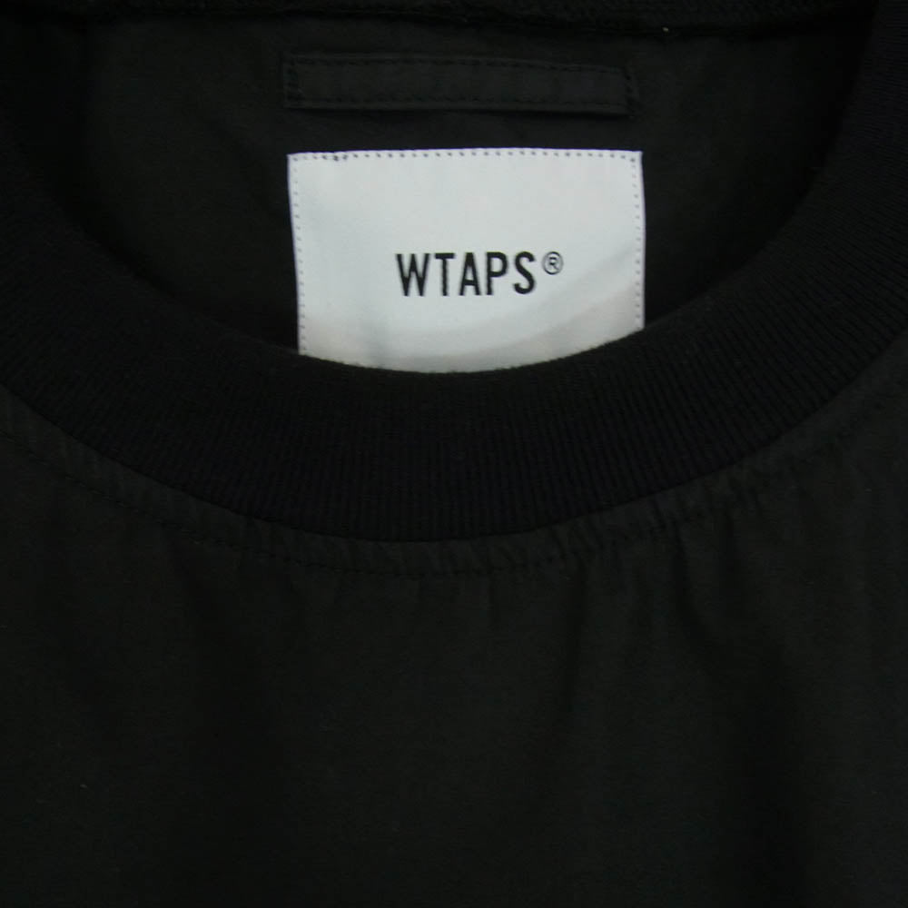 WTAPS ダブルタップス 21SS 211BRDT-SHM04 SMOCK LS NYCO WEATHER スモック プルオーバー トップス ブラック系 X02【中古】