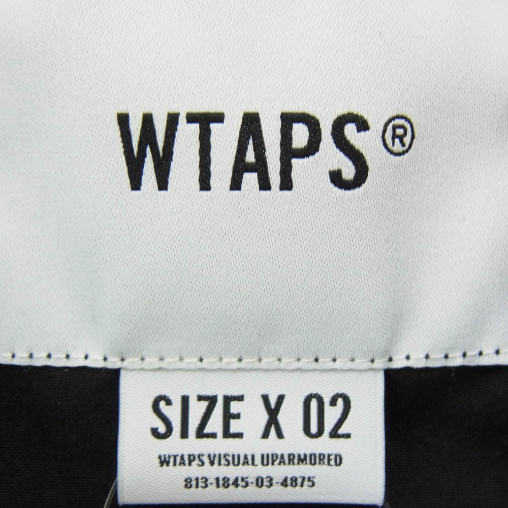 WTAPS ダブルタップス 21SS 211BRDT-SHM04 SMOCK LS NYCO WEATHER スモック プルオーバー トップス ブラック系 X02【中古】