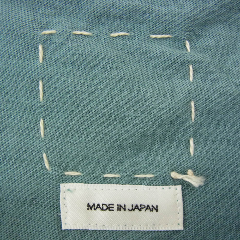 VISVIM ビズビム 20SS 619905010005 JUMBO TEE S/S VEG DYE Subsequenc ジャンボ Tシャツ ロゴ 半袖 Tシャツ グリーン系 4【極上美品】【中古】