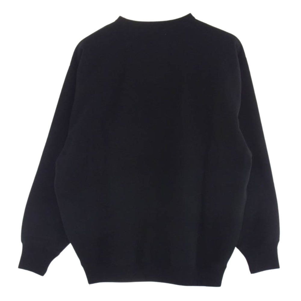 WTAPS ダブルタップス 24AW 242ATDT-CSM18 ACADEMY SWEATER プルオーバー ロゴ スウェット ブラック系 03【極上美品】【中古】
