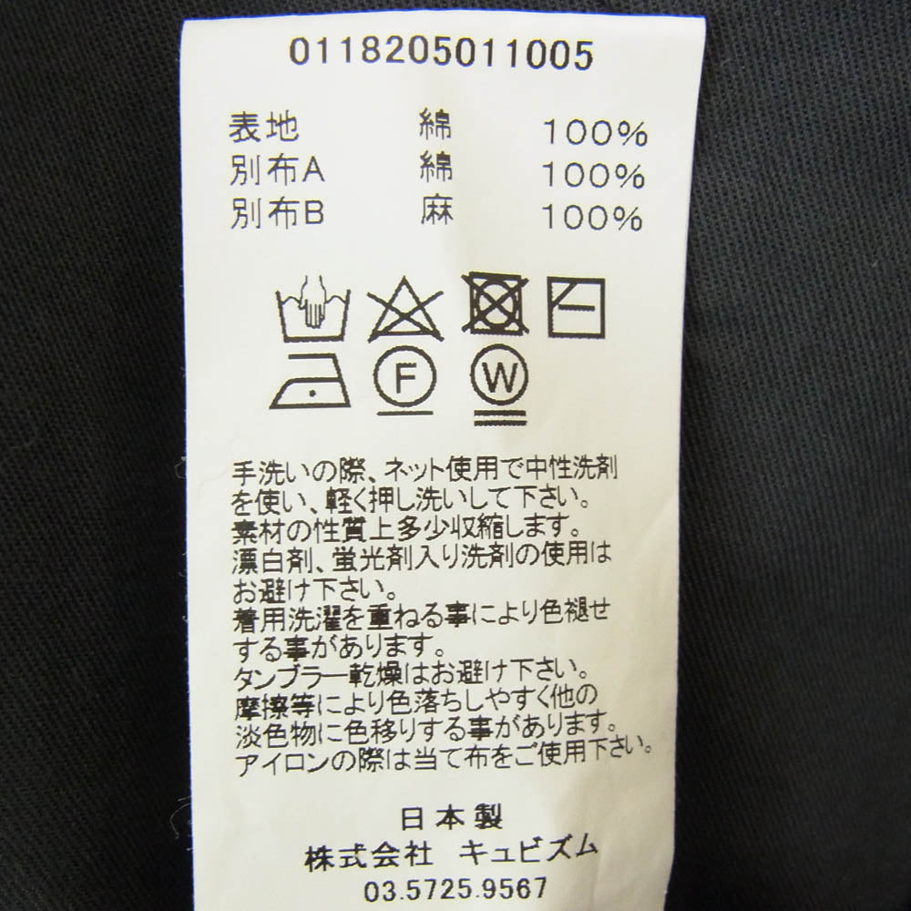 VISVIM ビズビム 0118205011005 BORDER TUNIC P.O. VT BANDANA F.I.L. バンダナ 長袖 チュニック グレー系 3【中古】