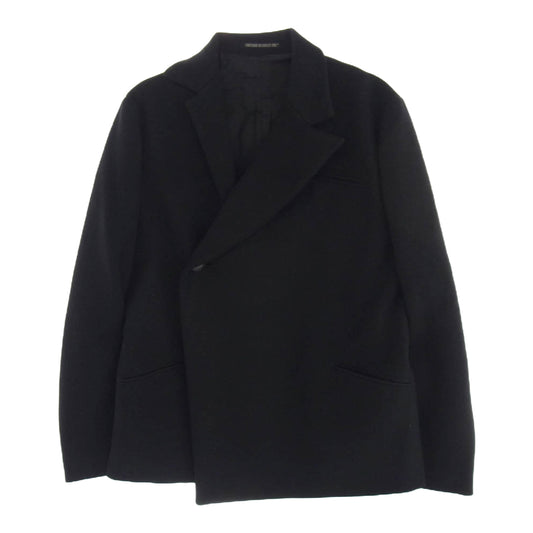 Yohji Yamamoto ヨウジヤマモト YN-J05-106 Y's ワイズ アシンメトリー 変形 ウール100％ 裏地キュプラ ジャケット ブラック系 2【中古】