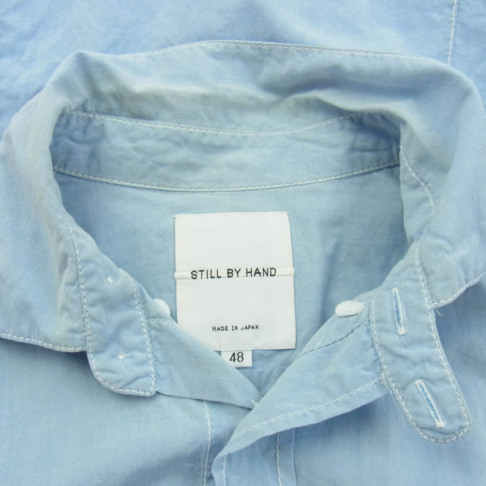 STILL BY HAND スティルバイハンド スティルバイハンド 長袖 シャツ 48 ライトブルー系 48【中古】
