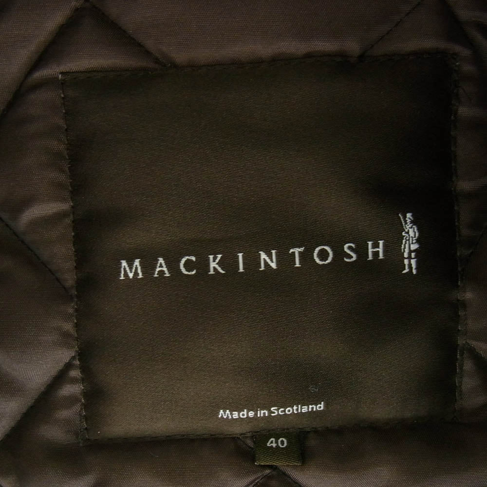 Mackintosh マッキントッシュ マッキントッシュ キルティング ジャケット ダークブラウン系 40【中古】
