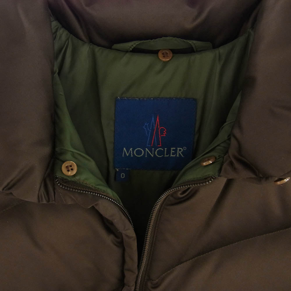 MONCLER モンクレール 47356-90-69951 モンクレール ダウン ジャケット 紺タグ ブラウン系【中古】