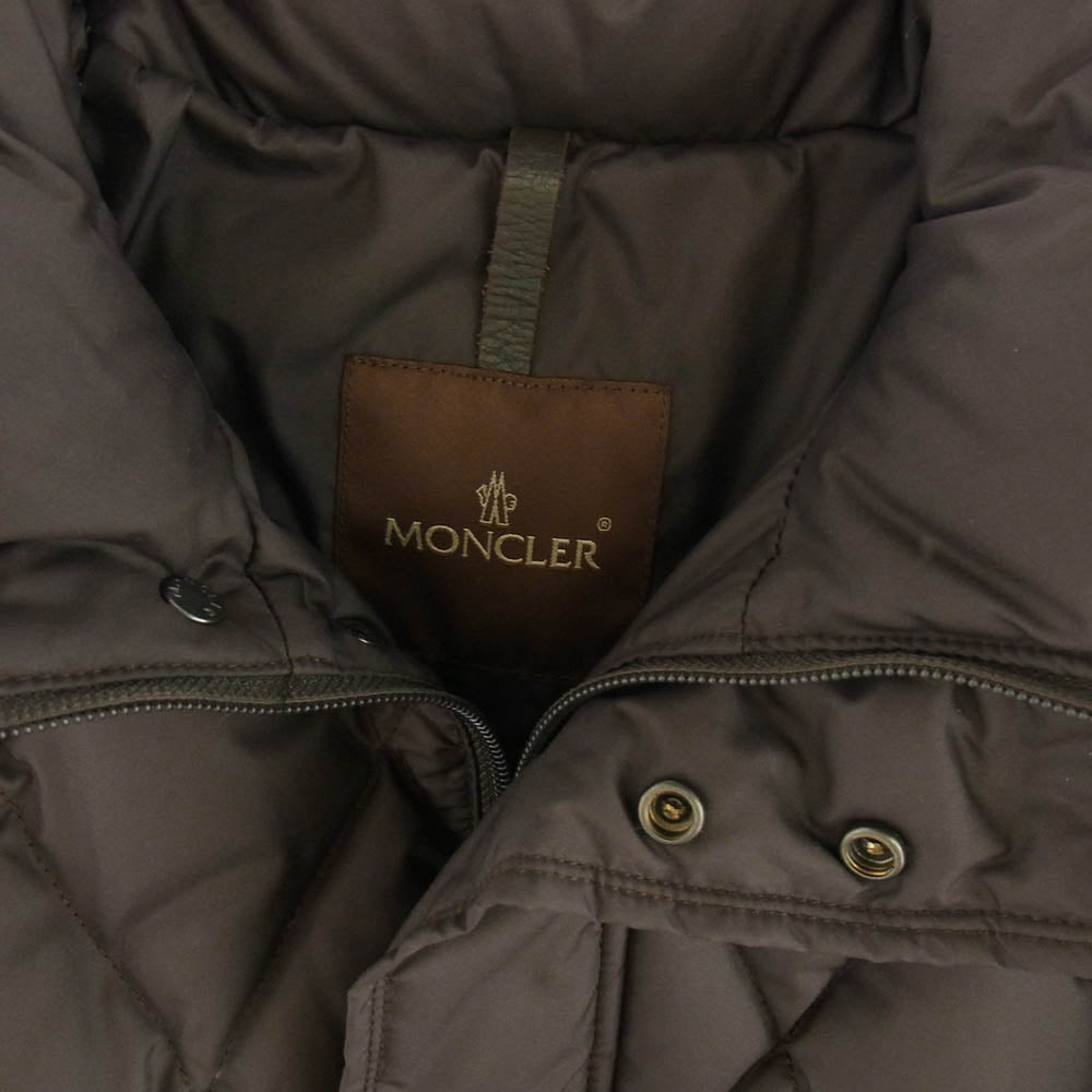 MONCLER モンクレール 41312-00-69950 モンクレール ダウン ジャケット 茶タグ ペッパージャパン キルティング ブラウン系 2【中古】