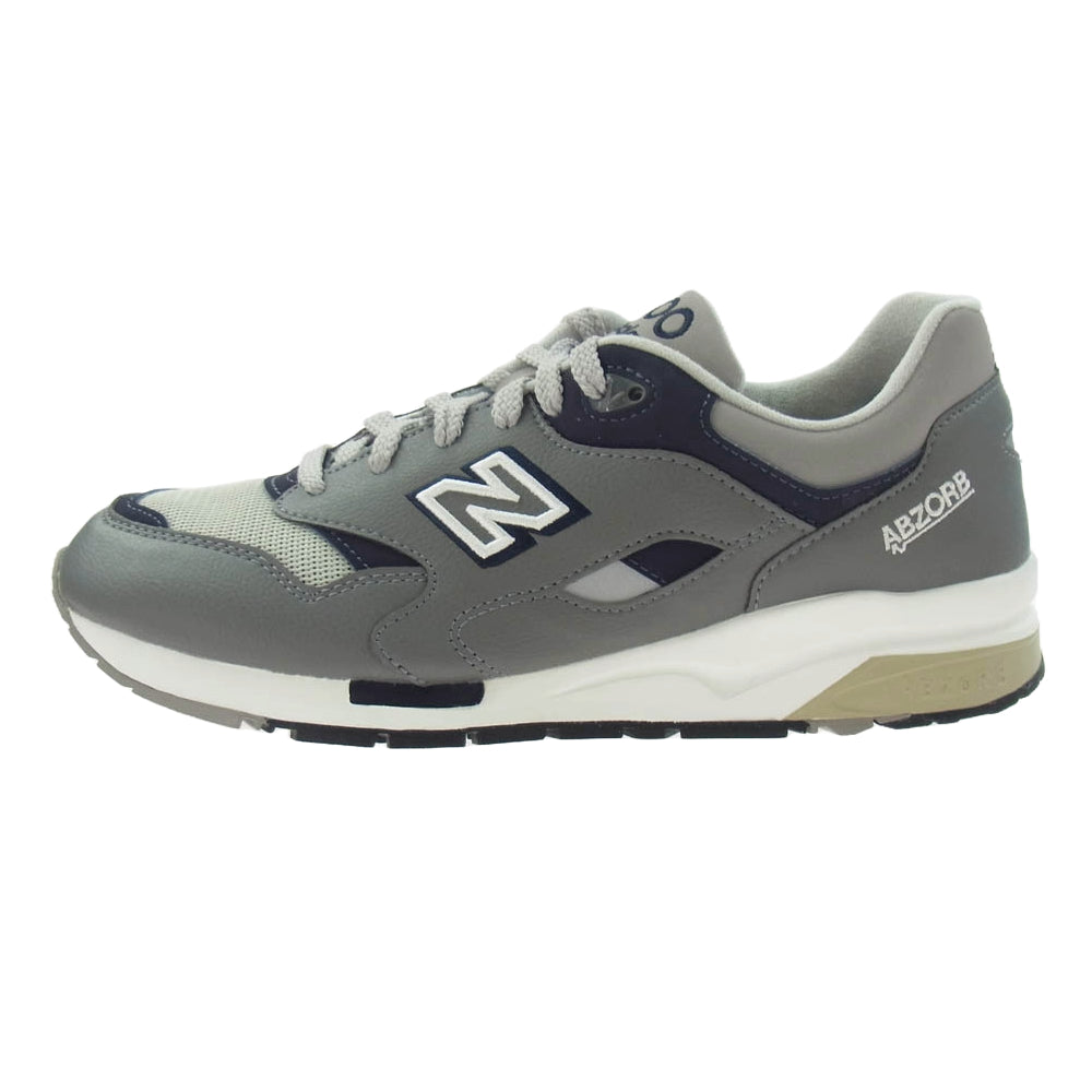 NEW BALANCE ニューバランス CM1600LG ABZORB 1600 ローカット スニーカー グレー系 28.0cm【新古品】【未使用】【中古】