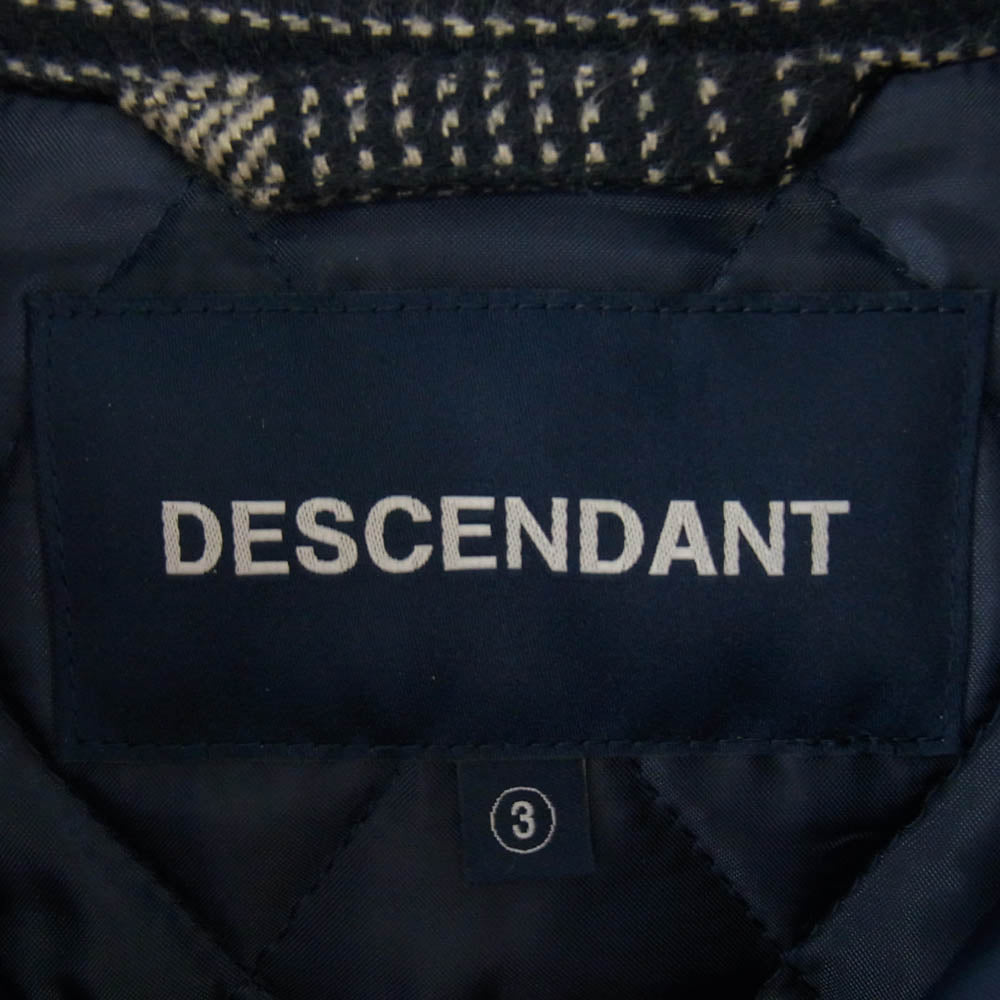 DESCENDANT ディセンダント 23aw TUMBREW STRIPE JACKET ストライプ ジャケット ネイビー系 グレー系 3【中古】
