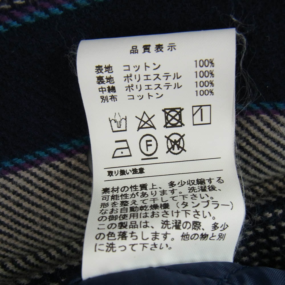 DESCENDANT ディセンダント 23aw TUMBREW STRIPE JACKET ストライプ ジャケット ネイビー系 グレー系 3【中古】
