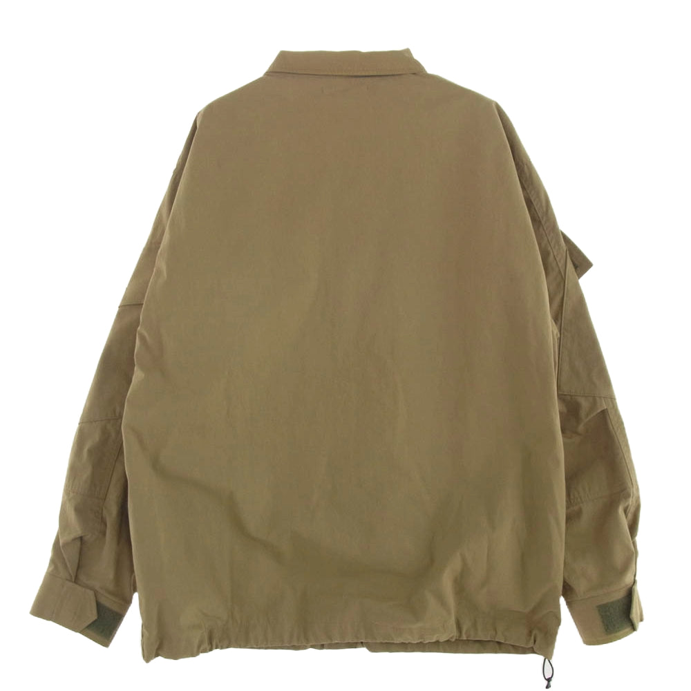 WTAPS ダブルタップス 21ss 211WVDT-JKM01 NYCO TUSSAH D90 フィールド ミリタリー ジャケット カーキ系 X 03【中古】