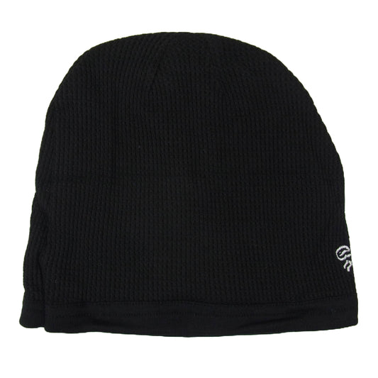 GABOR ガボール ロゴ刺繡 コットン ビーニー キャップ ブラック系【美品】【中古】