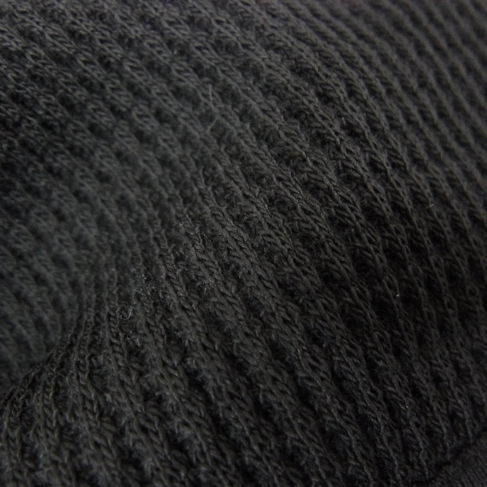 GABOR ガボール ロゴ刺繡 コットン ビーニー キャップ ブラック系【美品】【中古】