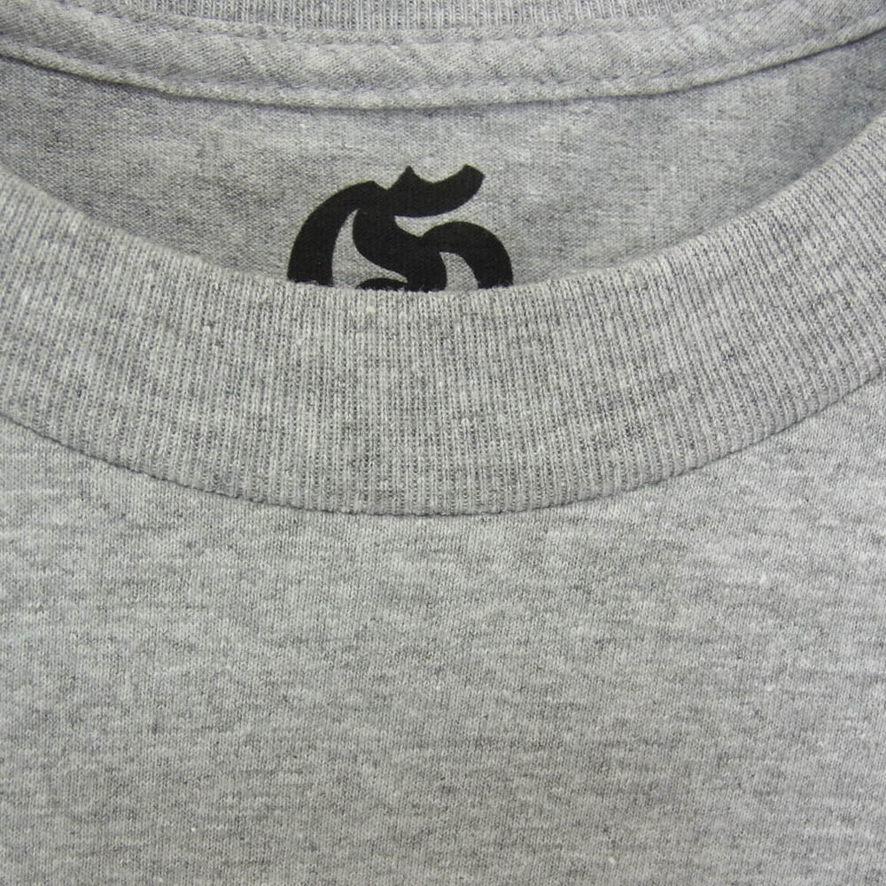 GABOR ガボール Gabor Inc USA スネーク バックロゴ カットソー 長袖 グレー系 XL【中古】