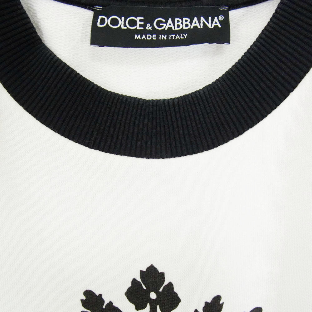 DOLCE&GABBANA ドルチェアンドガッバーナ KING フロントプリント スウェット ブラック系 50【中古】