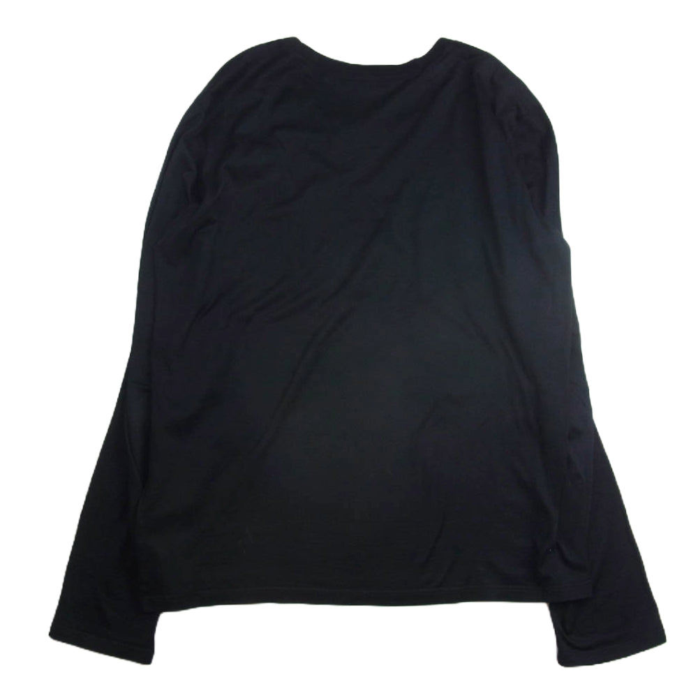 DIOR HOMME ディオールオム 08AW 8H3362770039 BEE刺繍 ポケット付 カットソー 長袖 ダークネイビー系 L【中古】