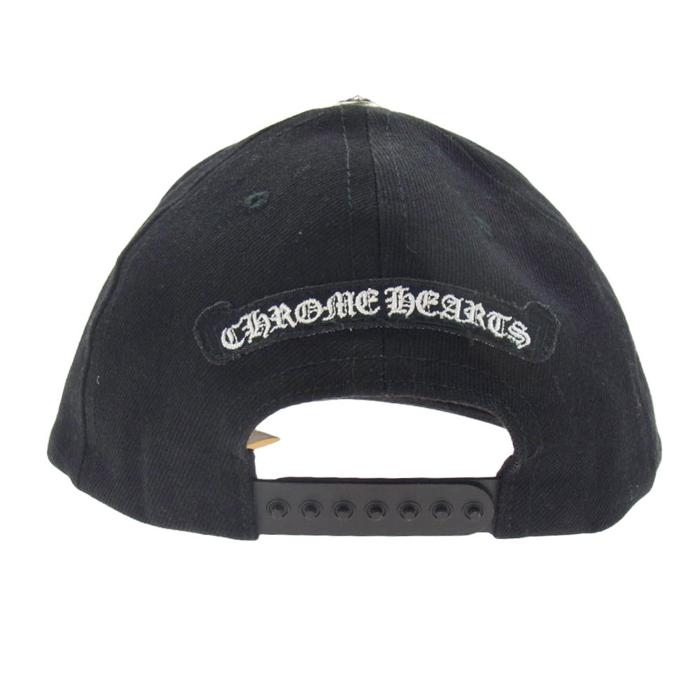 CHROME HEARTS クロムハーツ（原本無） TRUCKER CAP ダガー刺繍 トラッカー キャップ クロスボール付き ブラック系 53-60【中古】