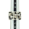 CHROME HEARTS クロムハーツ（原本無） SQUARE CEMETERY セメタリー スクエア クロス リング シルバー系 22号【中古】