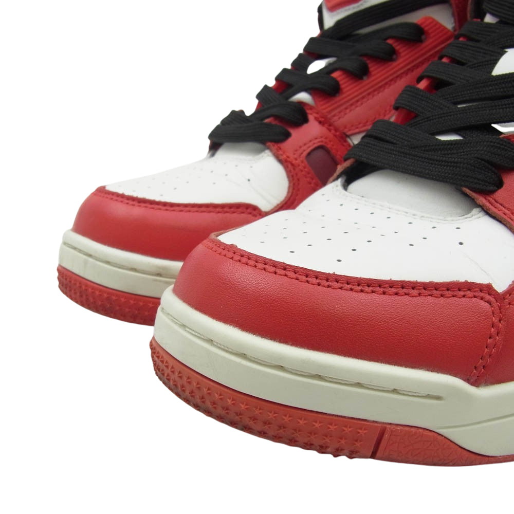 A BATHING APE アベイシングエイプ BAPE CLUTCH STA #1 ベイプ クラッチ スタ スニーカー ブラック系 レッド系 26cm【中古】