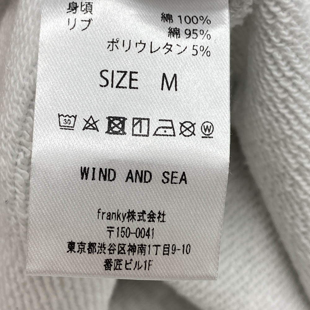 WIND AND SEA ウィンダンシー 24AW WDS-C-MND-24-Q4-07 MINEDENIM Photo Hoodie フォト フーディ プルオーバー パーカー グレー系 M【美品】【中古】