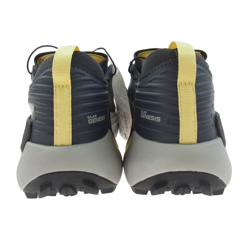 salomon サロモン 416732 S-Lab Genesis ローカット スニーカー グレー系 イエロー系 25.5cm【極上美品】【中古】