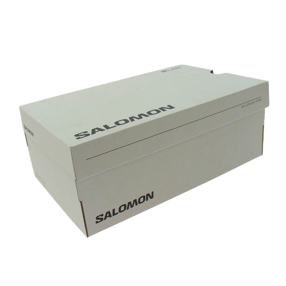 salomon サロモン 416732 S-Lab Genesis ローカット スニーカー グレー系 イエロー系 25.5cm【極上美品】【中古】