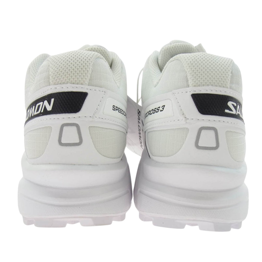 salomon サロモン 413127 SPEEDCROSS スピードクロス ローカット スニーカー ホワイト系 25.5cm【美品】【中古】