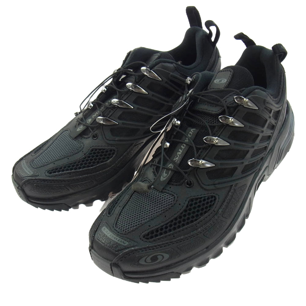 salomon サロモン 471798 【未使用訳有】ACS PRO ADVANC メッシュ ローカット スニーカー ブラック系 24.5cm【中古】