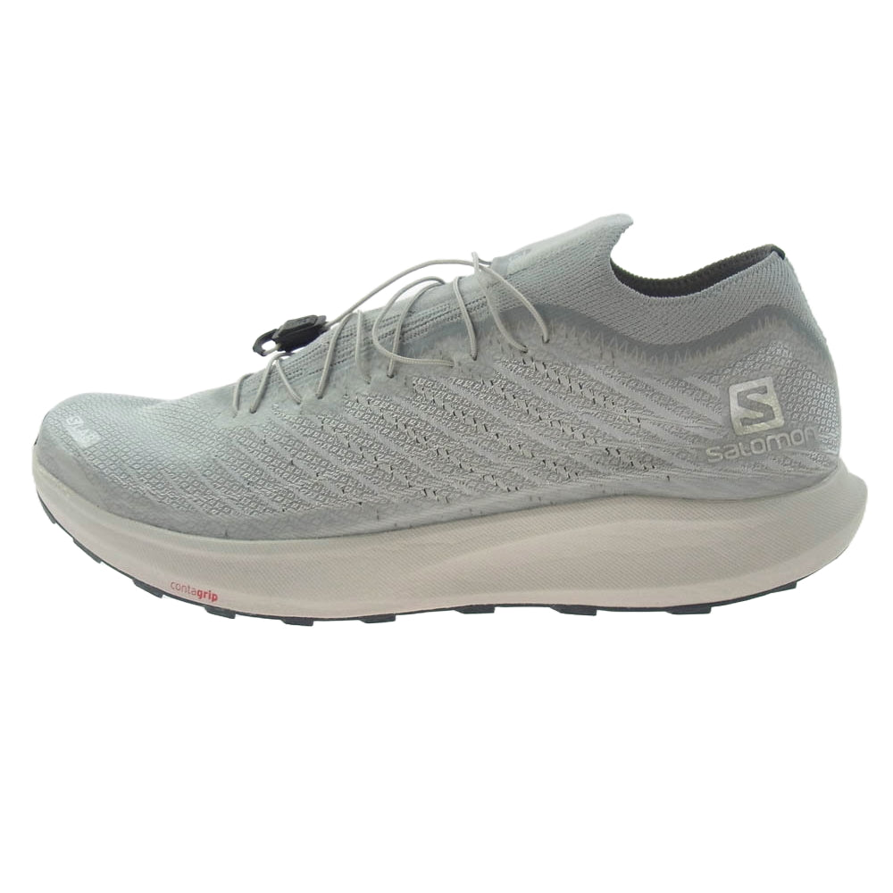 salomon サロモン 413108 S-Lab pulsar ローカット スニーカー グレー系 28.5cm【美品】【中古】