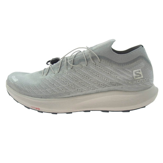 salomon サロモン 413108 S-Lab pulsar ローカット スニーカー グレー系 28.5cm【美品】【中古】