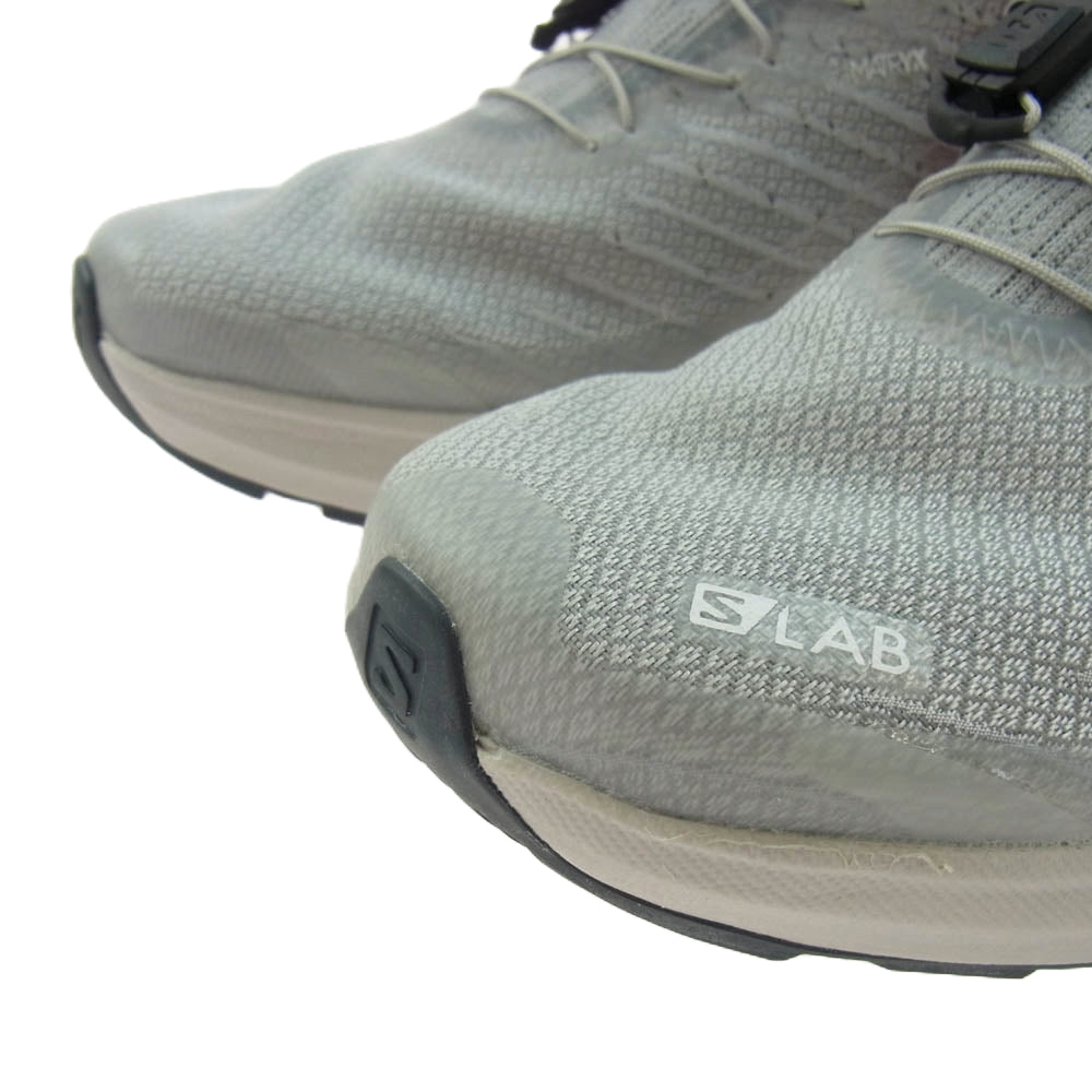salomon サロモン 413108 S-Lab pulsar ローカット スニーカー グレー系 28.5cm【美品】【中古】
