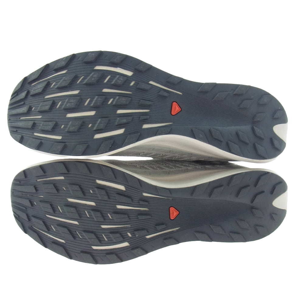 salomon サロモン 413108 S-Lab pulsar ローカット スニーカー グレー系 28.5cm【美品】【中古】