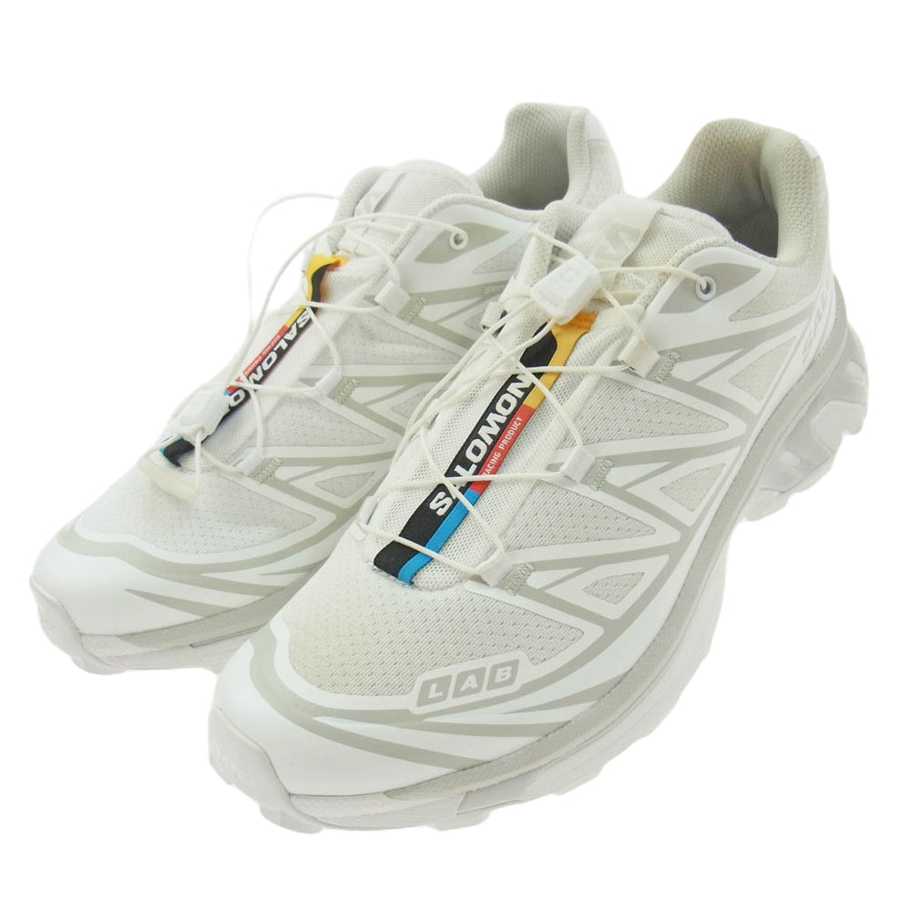 salomon サロモン 412529 XT-6  ローカット スニーカー ホワイト系 26.5cm【中古】