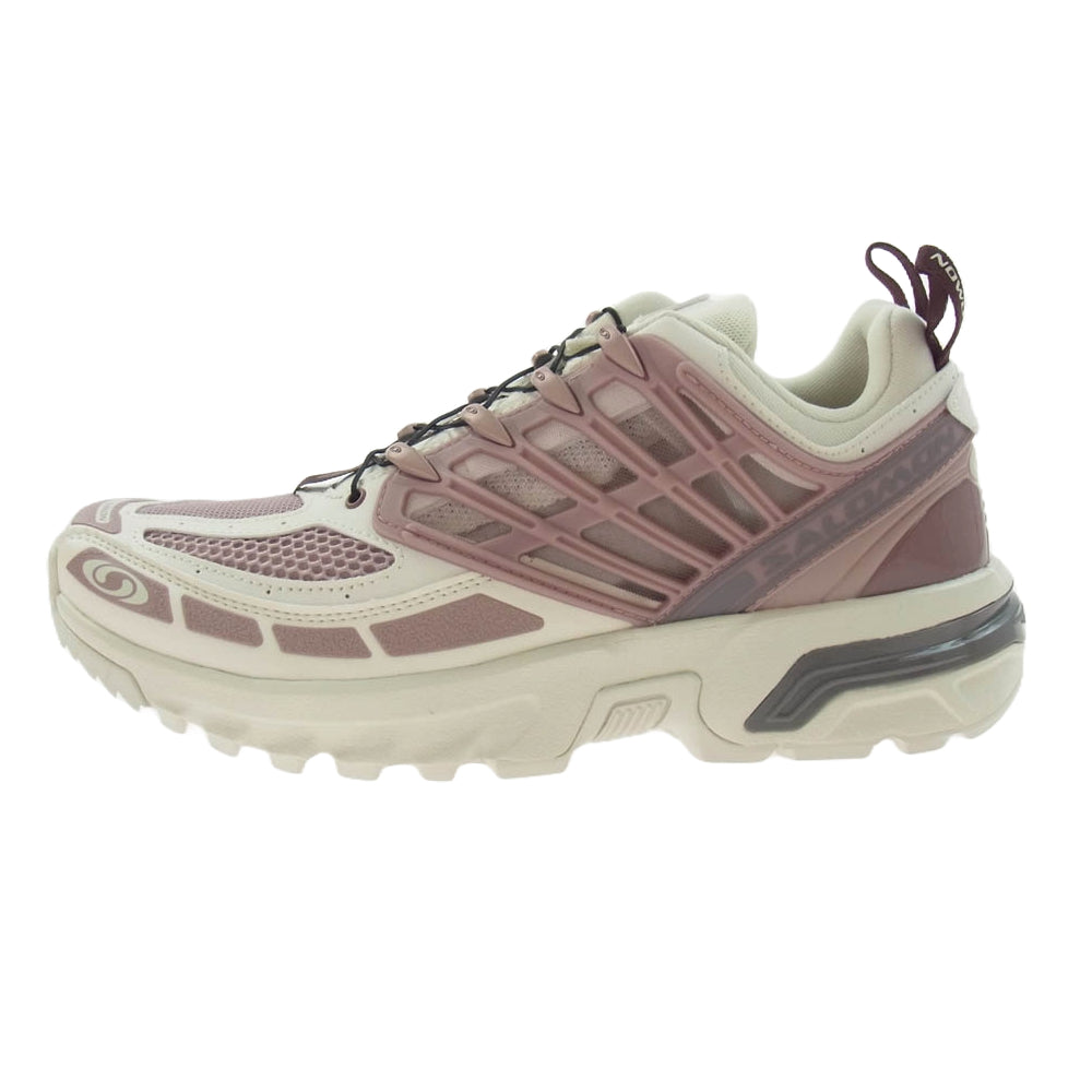 salomon サロモン 475968 ACS PRO メッシュ ローカット スニーカー ピンク ピンク系 ホワイト系 27cm【極上美品】【中古】