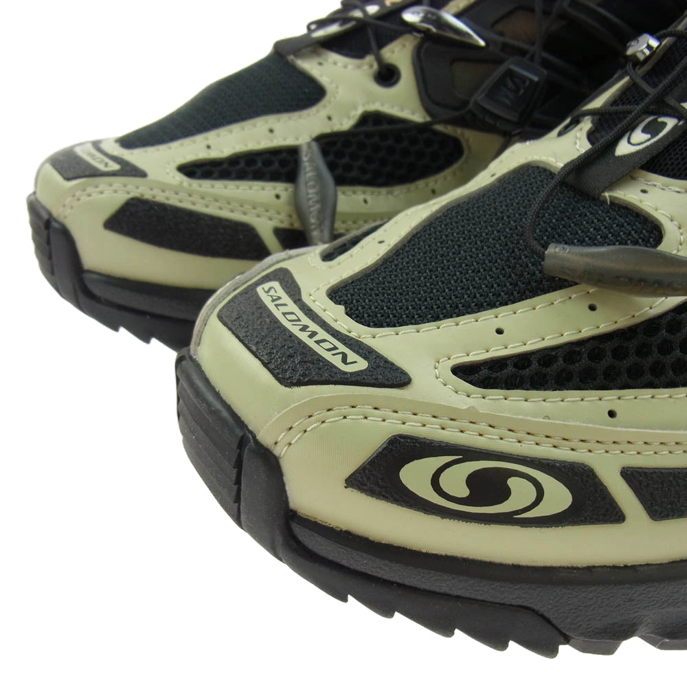 salomon サロモン 475990 ACS PRO CHROMATIC メッシュ ローカット スニーカー　 ブラック系 ベージュ系 27.5cm【極上美品】【中古】