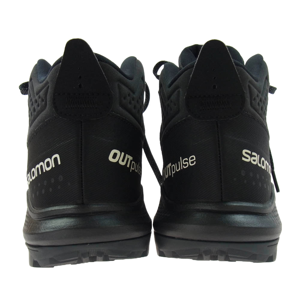 salomon サロモン 415888 OUTPULSE MID GTX ミッド ハイカット スニーカー ダークネイビー系 ブラック系 27cm【美品】【中古】
