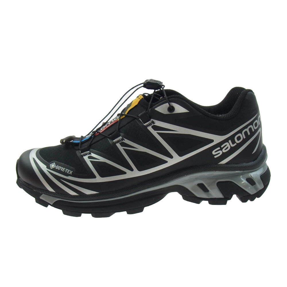 salomon サロモン 474506 XT-6 GTX ローカット スニーカー ブラック系 25.5cm【極上美品】【中古】
