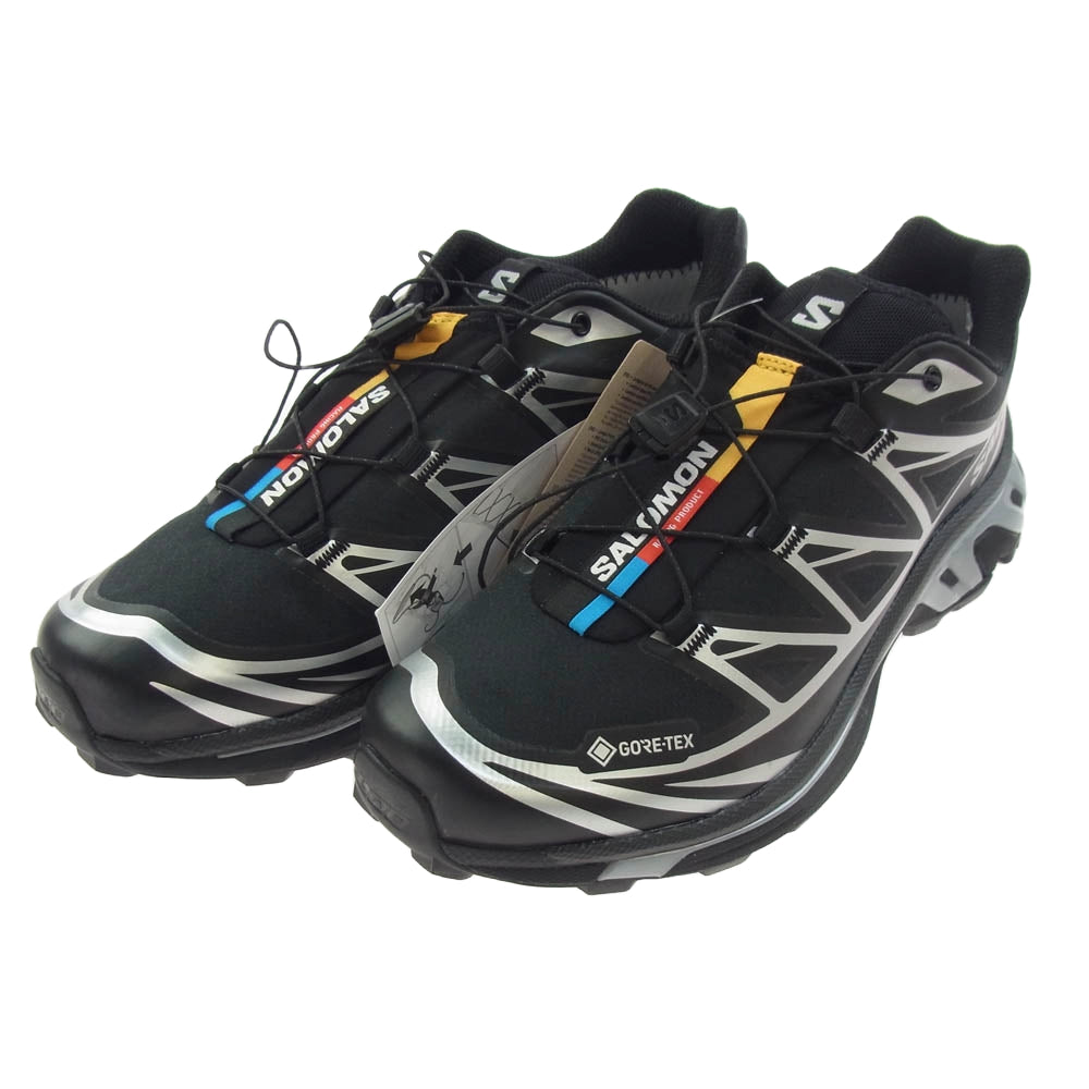 salomon サロモン 474506 XT-6 GTX ローカット スニーカー ブラック ブラック系 25cm【極上美品】【中古】