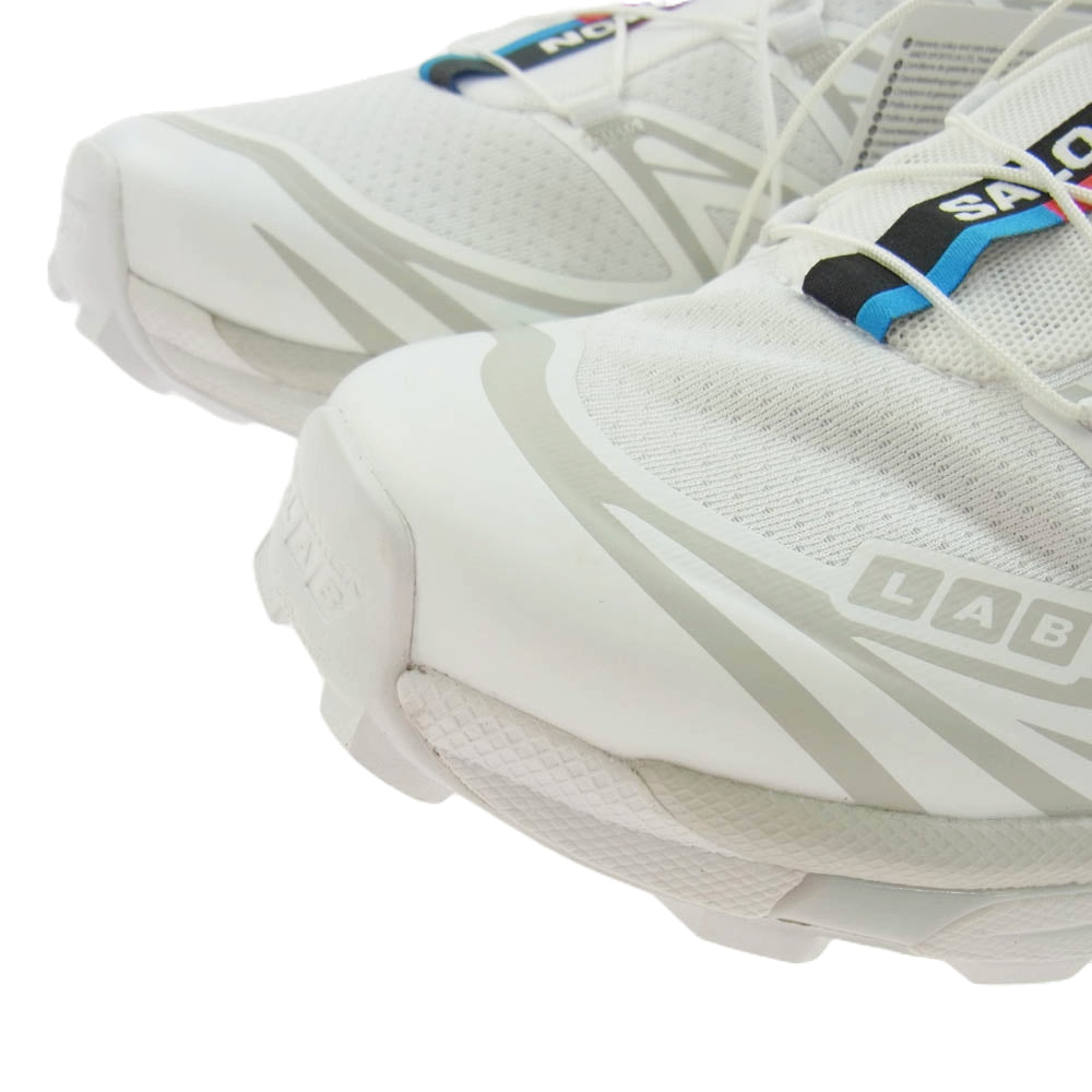 salomon サロモン 412529 XT-6 ローカット スニーカー ホワイト ホワイト系 26.5cm【極上美品】【中古】