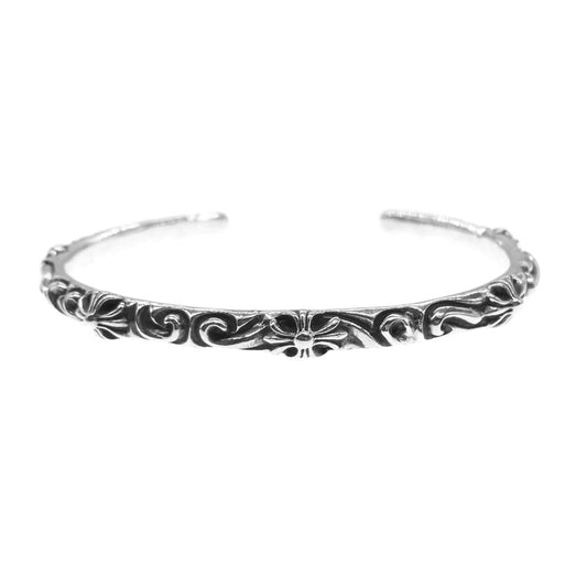 CHROME HEARTS クロムハーツ（原本有） BANGLE SBT SBTバンド シルバーブレスレット バングル シルバー系【中古】