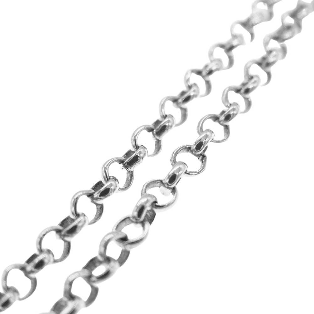 CHROME HEARTS クロムハーツ（原本有） NECKCHAIN R18 ロールチェーン ネックレスチェーン 18inch シルバー系【中古】
