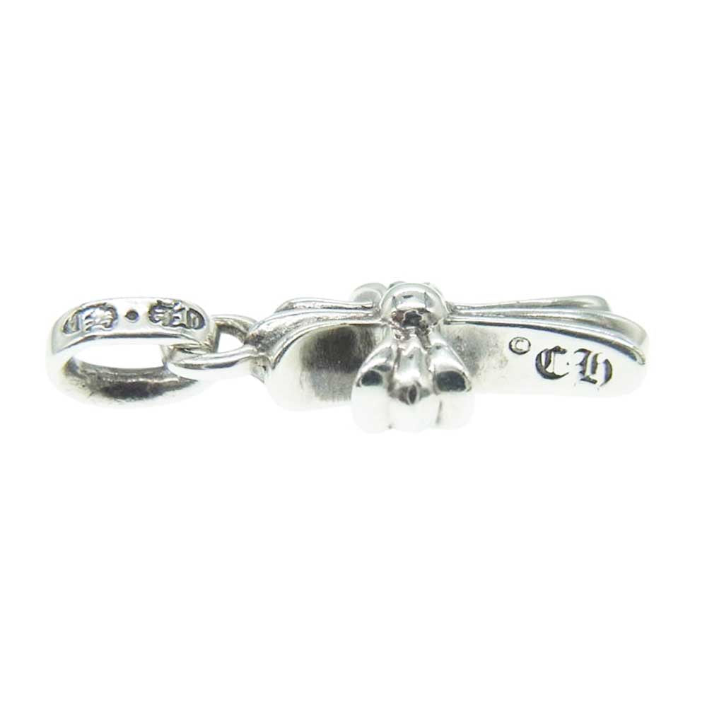 CHROME HEARTS クロムハーツ（原本無） CRS BBYFAT P DMND ベイビー ファット PAVE パヴェ ダイヤ クロス チャーム ペンダント トップ シルバー系【中古】