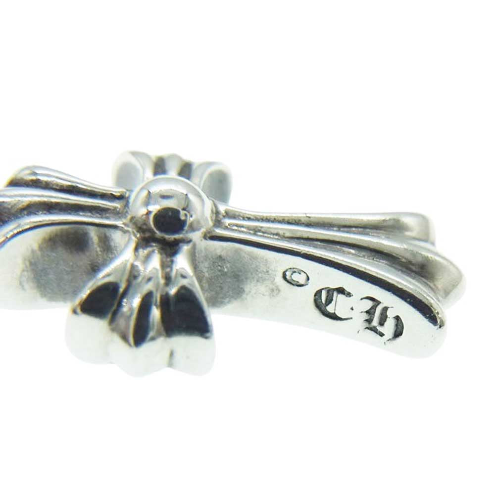 CHROME HEARTS クロムハーツ（原本無） CRS BBYFAT P DMND ベイビー ファット PAVE パヴェ ダイヤ クロス チャーム ペンダント トップ シルバー系【中古】