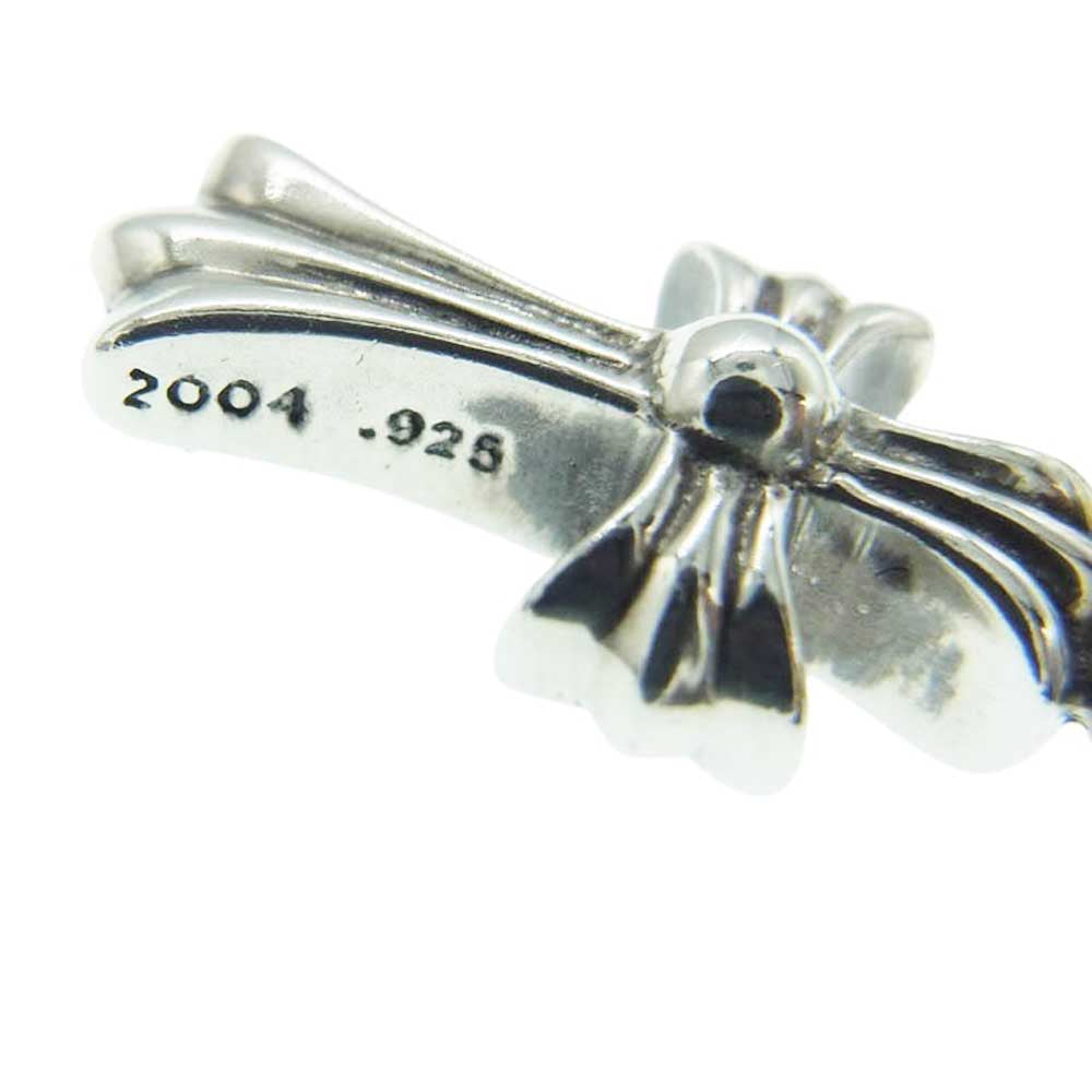 CHROME HEARTS クロムハーツ（原本無） CRS BBYFAT P DMND ベイビー ファット PAVE パヴェ ダイヤ クロス チャーム ペンダント トップ シルバー系【中古】