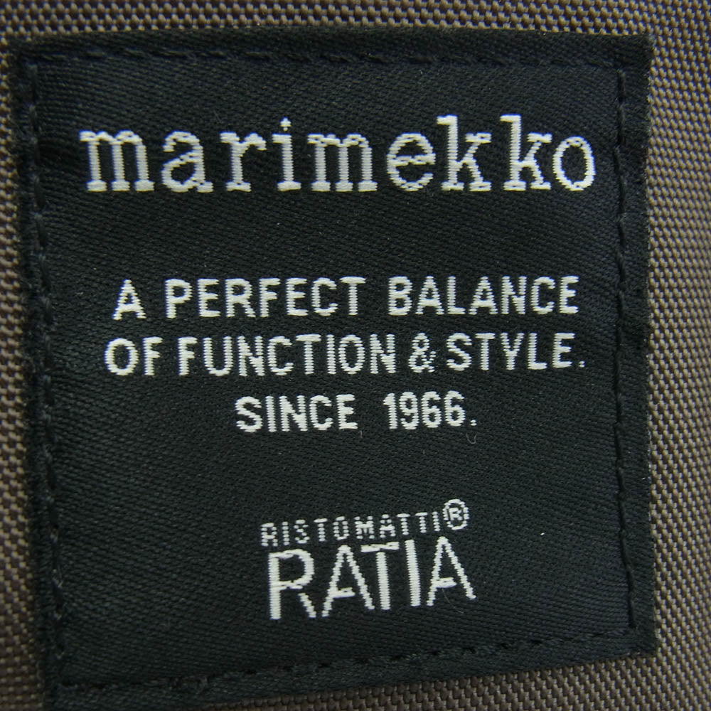 marimekko マリメッコ My Things ショルダー バッグ ブラウン系【中古】