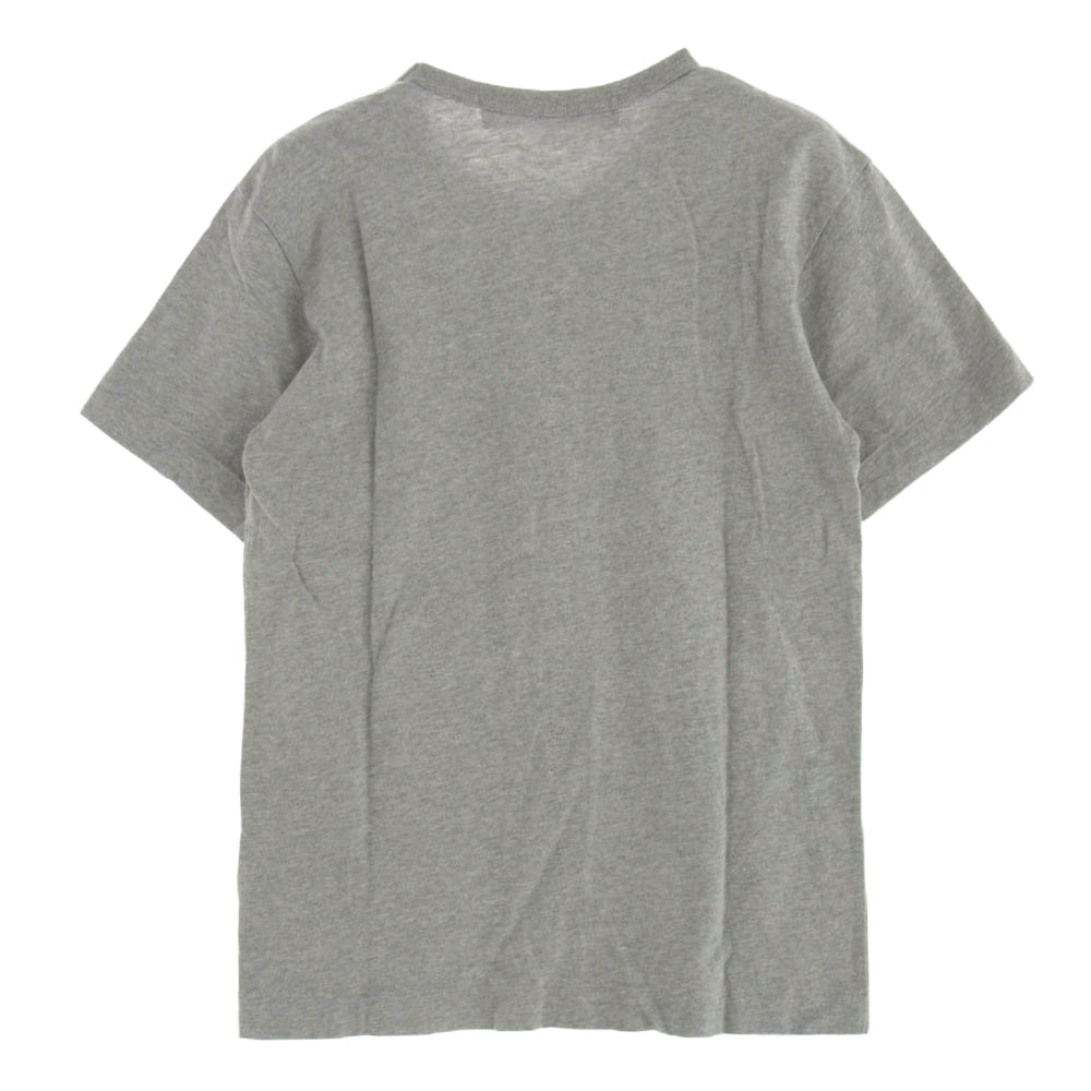 PLAY COMME des GARCONS プレイコムデギャルソン AD2022 AZ-T216 PLAY GOLD HEART LOGO TEE Tシャツ グレー系 S【中古】