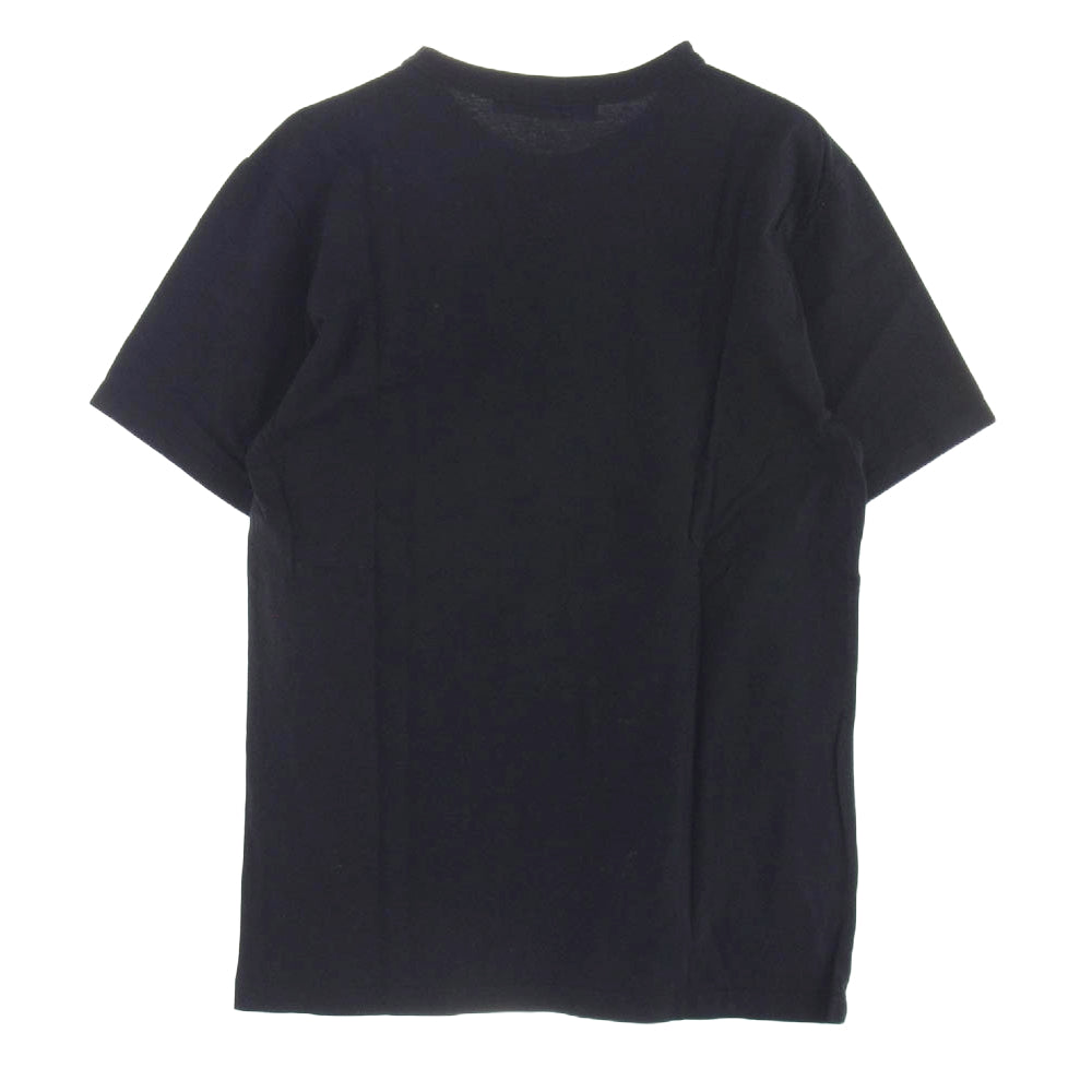 MAISON KITSUNE メゾンキツネ IU00122KJ0008 ダブル モノクローム フォックスヘッド パッチ Tシャツ ブラック系 S【中古】